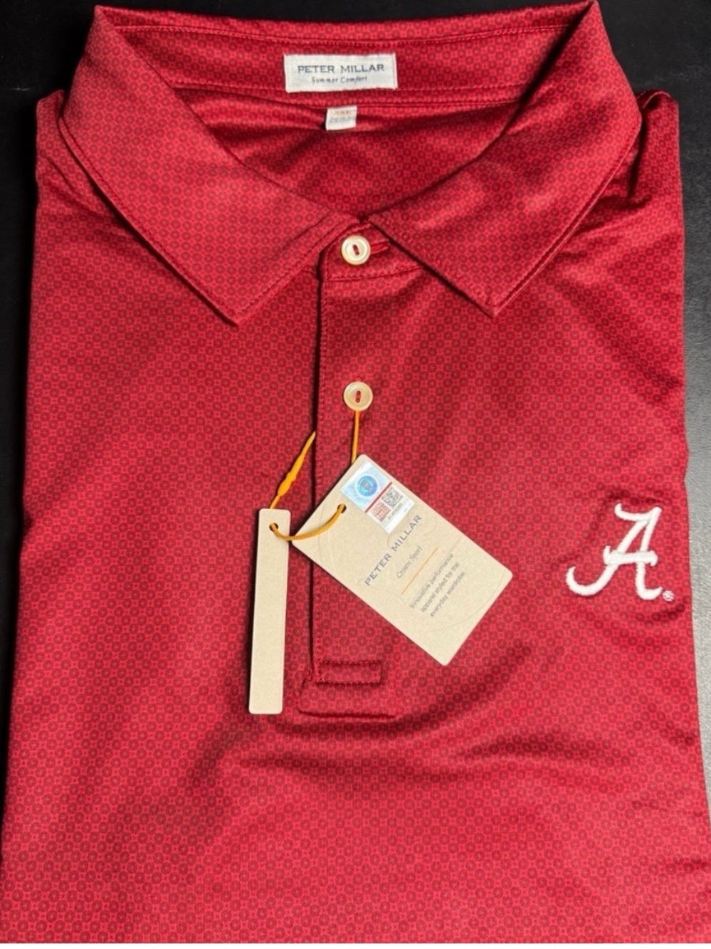 PETER MILLAR *Alabama* Tesseract Performance Jersey Polo - Picture 2 of 3